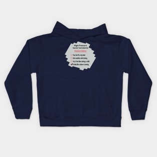 High-Pressure Conversations No 4 Kids Hoodie